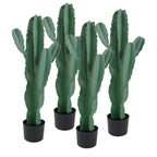 SOGA 4X 70cm Green Artificial Indoor Cactus Tree Fake Plant Simulation Decorative 5 Heads $ 295.50