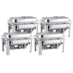 SOGA 4X 9L Stainless Steel 3 Pans Bain-marie Chafing Catering Dish Buffet Food Warmer $ 928.90