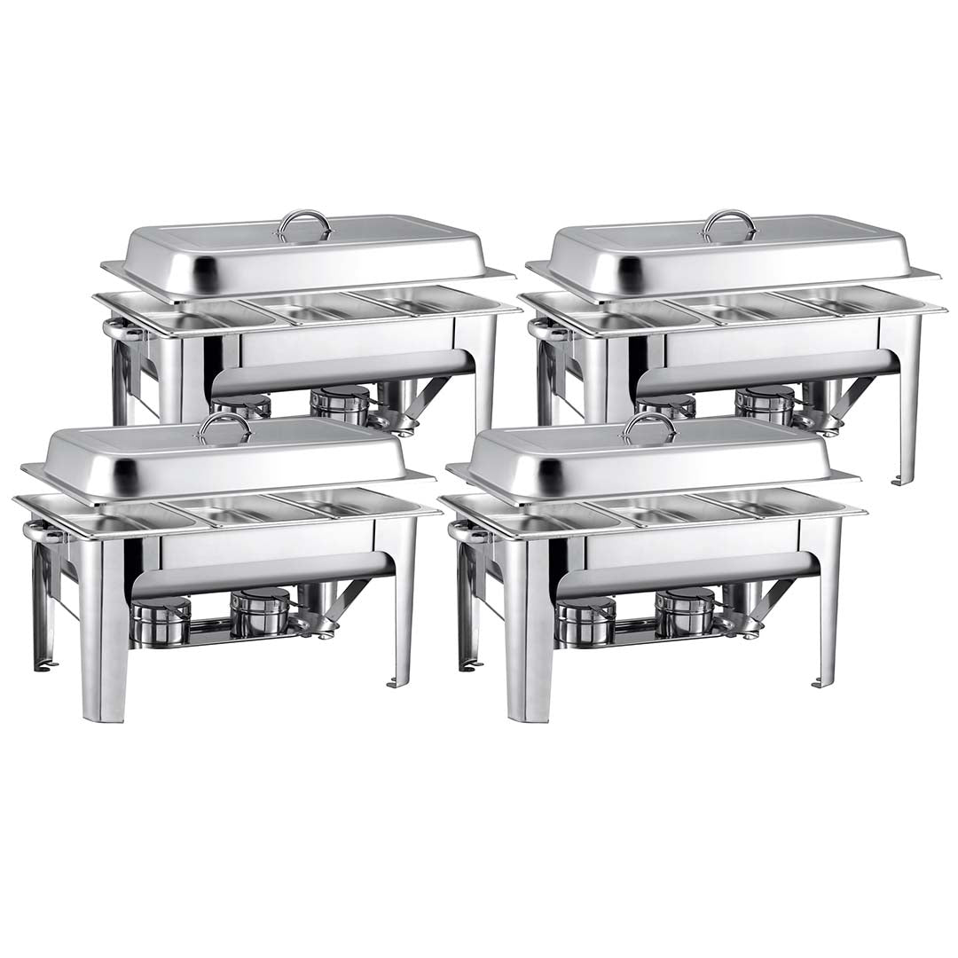 SOGA 4X 9L Stainless Steel 3 Pans Bain-marie Chafing Catering Dish Buffet Food Warmer $ 928.90