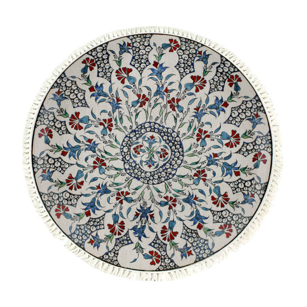 SOGA 120cm Mandala Round Area Thick Anti-slip Doormat, Home Decor $ 73.50