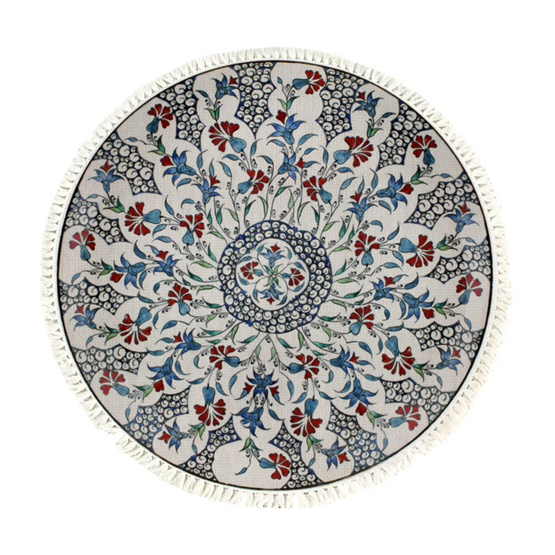 SOGA 120cm Mandala Round Area Thick Anti-slip Doormat, Home Decor $ 73.50