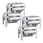 SOGA 4X 9L Stainless Steel 2 Pans Bain-marie Chafing Catering Dish Buffet Food Warmer $ 844.50