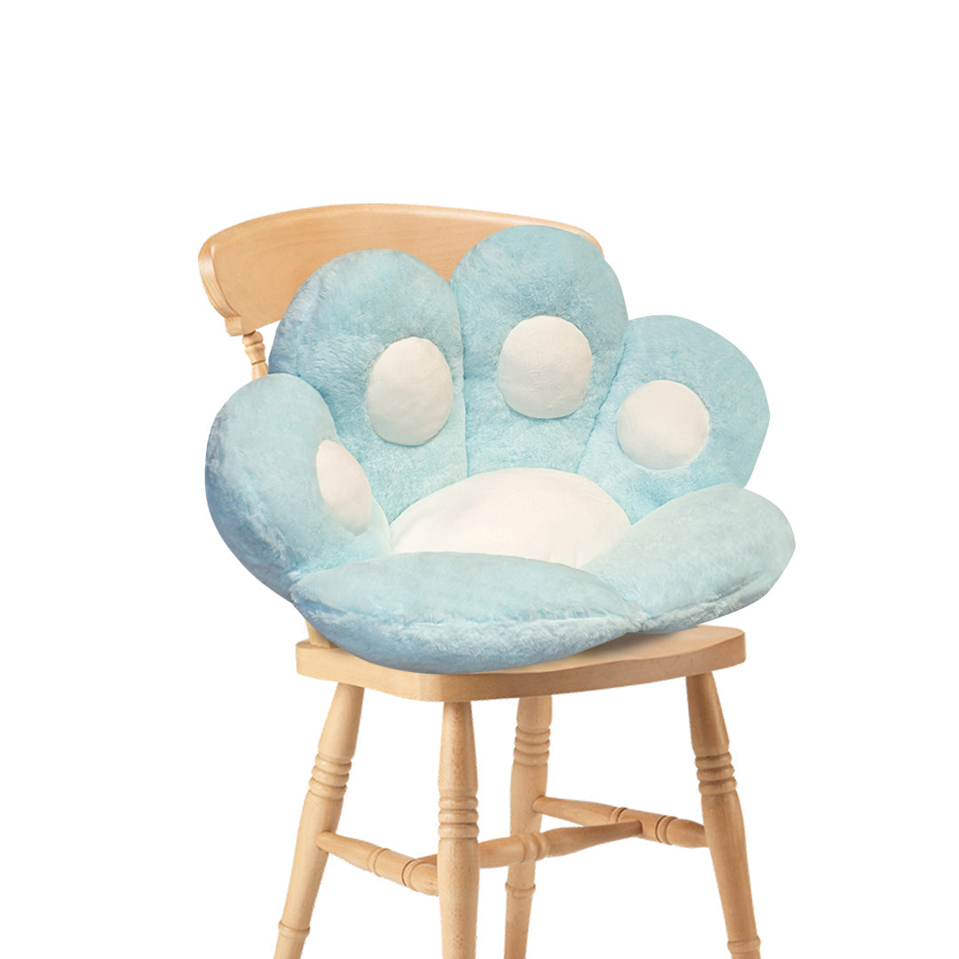 SOGA 70cm Mint Blue Paw Shape Cushion Warm Lazy Sofa Decorative Pillow Backseat Plush Mat Home Decor $ 51.50
