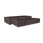 SOGA 2X 200cm Raised Planter Box Vegetable Herb Flower Outdoor Plastic Plants Garden Bed Deepen $ 496.50