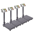 SOGA 4X 150kg Electronic Digital Platform Scale Computing Shop Postal Weight Black $ 421.90