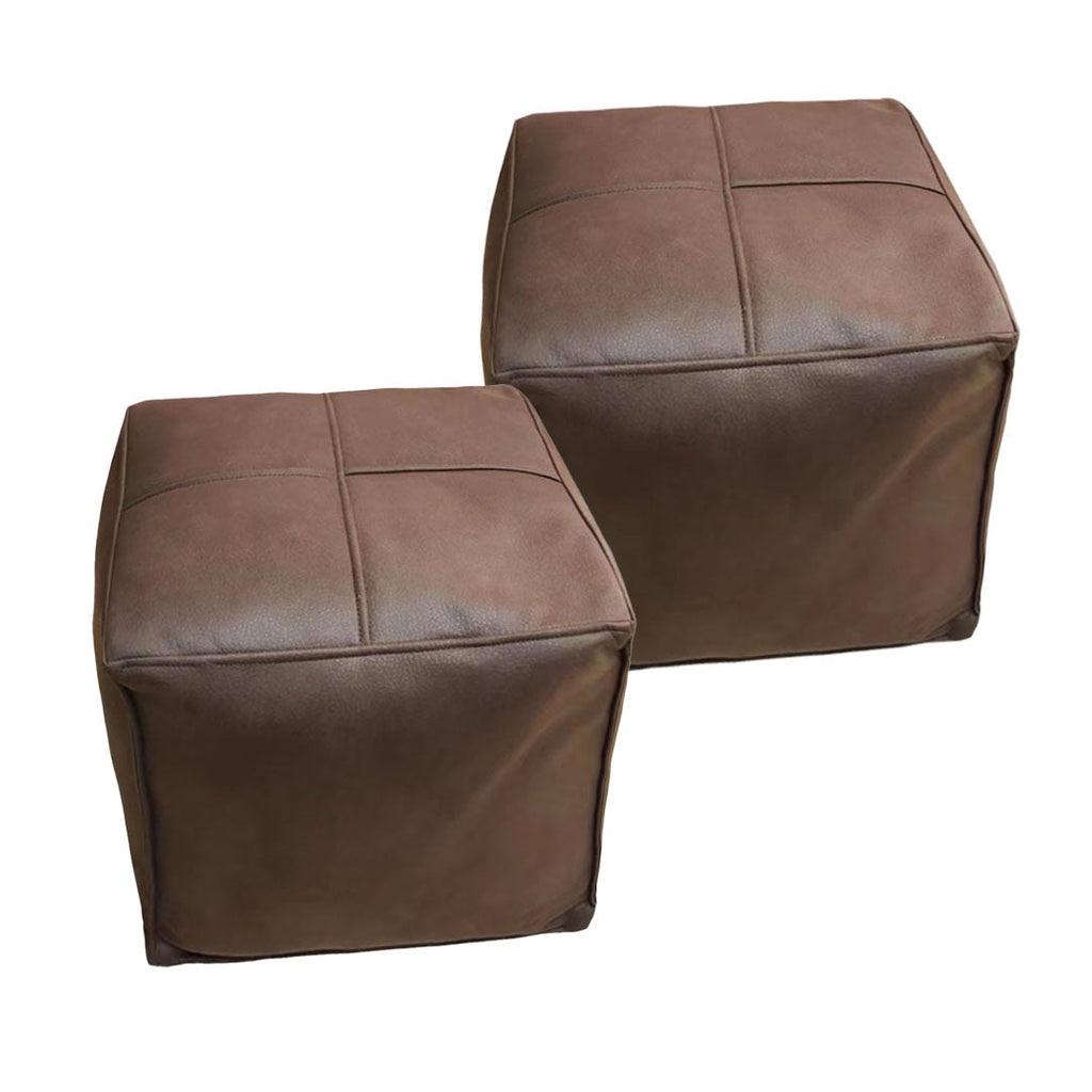 SOGA 2X 40cm Premium Leather Pillow with Soft EPP Particle Insert for Ultimate Comfort Home Decor $ 221.50