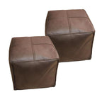 SOGA 2X 40cm Premium Leather Pillow with Soft EPP Particle Insert for Ultimate Comfort Home Decor $ 221.50