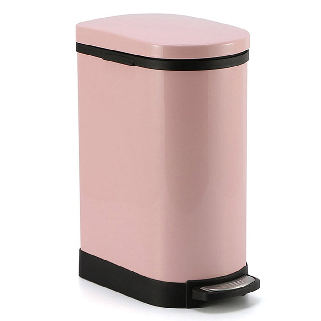 SOGA Foot Pedal Stainless Steel Rubbish Recycling Garbage Waste Trash Bin 10L U Pink $ 88.90