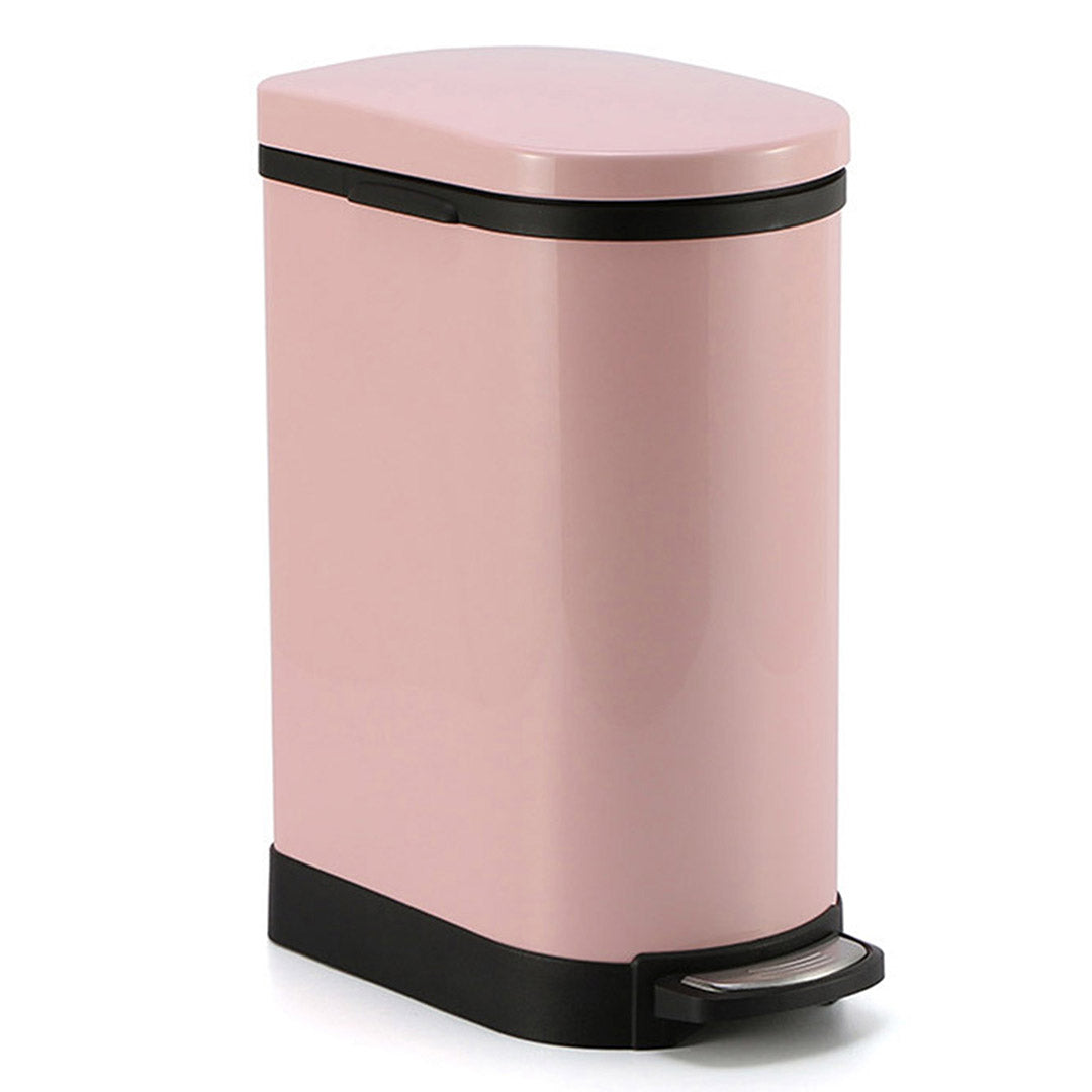 SOGA Foot Pedal Stainless Steel Rubbish Recycling Garbage Waste Trash Bin 10L U Pink $ 88.90