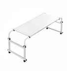 SOGA 140x45cm White Cross Bed Movable Desk Table w/ Adjustable Length & Height $ 177.90