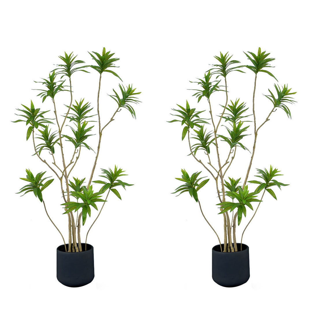 SOGA 2X 150cm Lily Bamboo Plant Tree Living Room Artificial Plant Home Accent Decoration $ 332.50