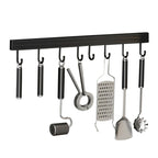 SOGA 41cm Wall Mounted Kitchen Utensil Storage Rack Space-Saving Spatula Organiser with Durable Hooks $ 33.50