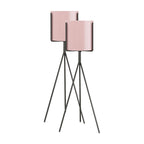 SOGA 2X 80cm Tripod Flower Pot Plant Stand with Pink Flowerpot Holder Rack Indoor Display $ 193.90