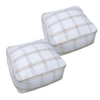 SOGA 2X 40cm Pouf Soft Polyester Cotton Pillow with EPP Particle Insert Home Decor $ 172.90