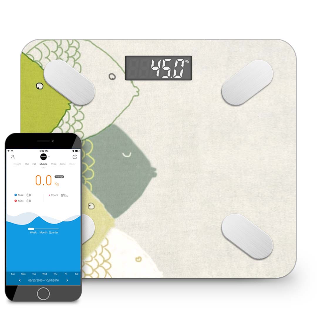 SOGA Wireless Bluetooth Digital Body Fat Scale Bathroom Health Analyzer Weight Fish Design $ 55.50