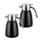 SOGA 2X 2.2L Stainless Steel Water Bottle Insulated Vacuum Flask Coffee Jug Thermal Black $ 129.50