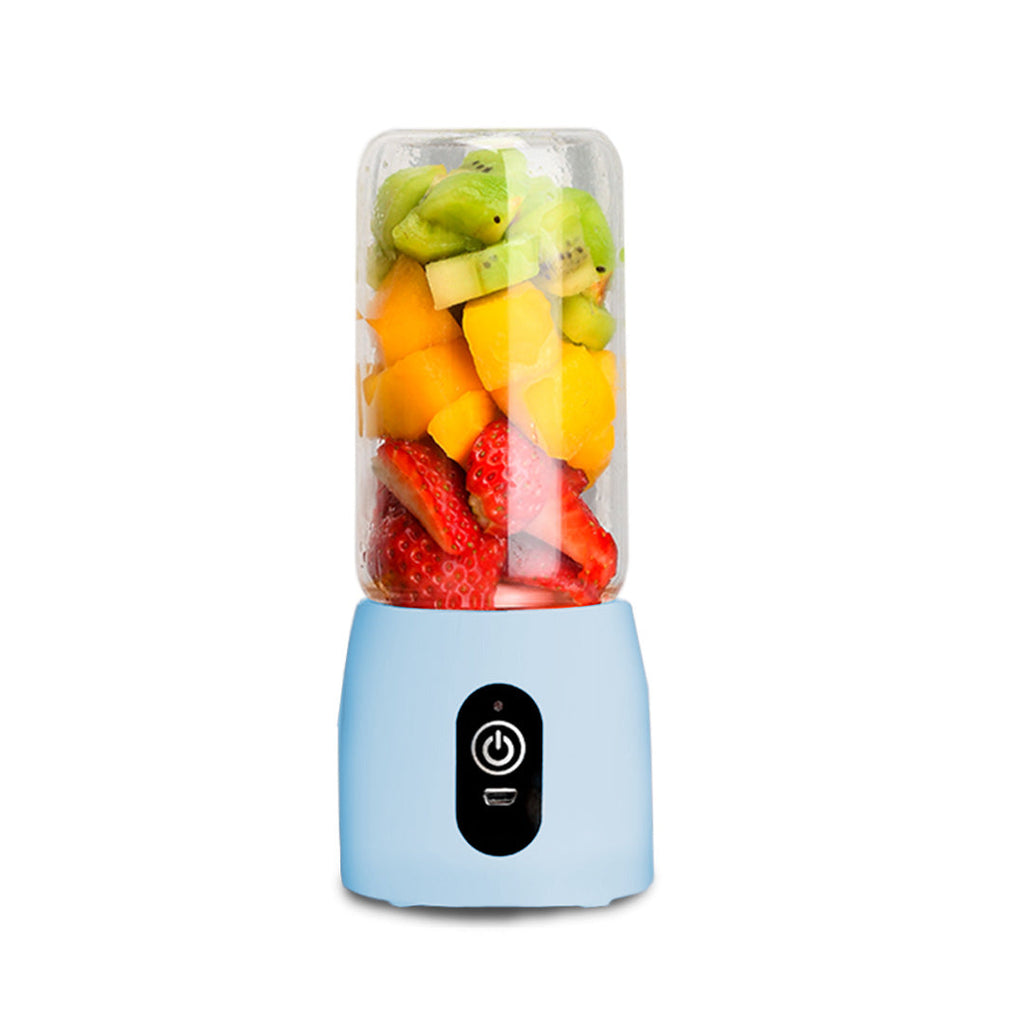 SOGA Portable Mini USB Rechargeable Handheld Juice Extractor Fruit Mixer Juicer Blue $ 47.90