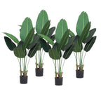 SOGA 4X 120cm Artificial Green Indoor Traveler Banana Fake Decoration Tree Flower Pot Plant $ 464.50