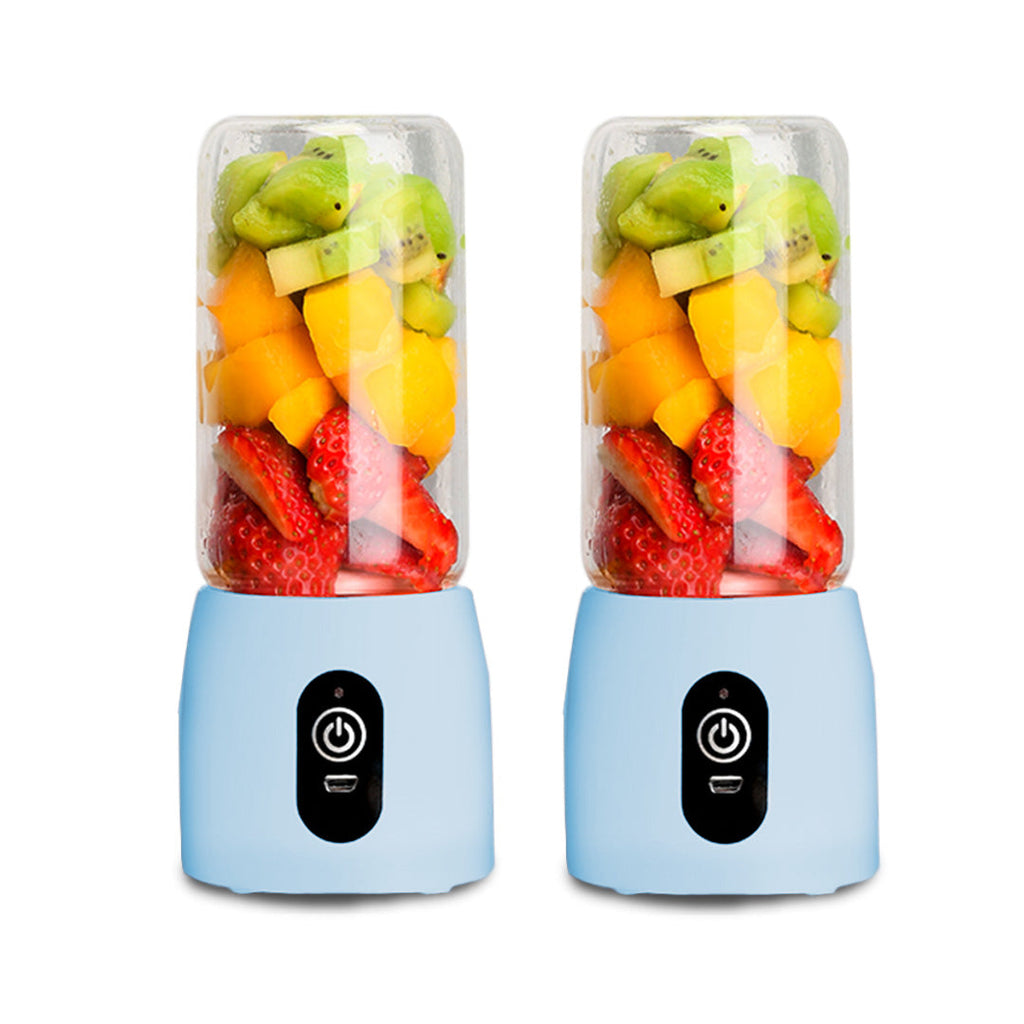 SOGA 2X Portable Mini USB Rechargeable Handheld Juice Extractor Fruit Mixer Juicer Blue $ 92.90