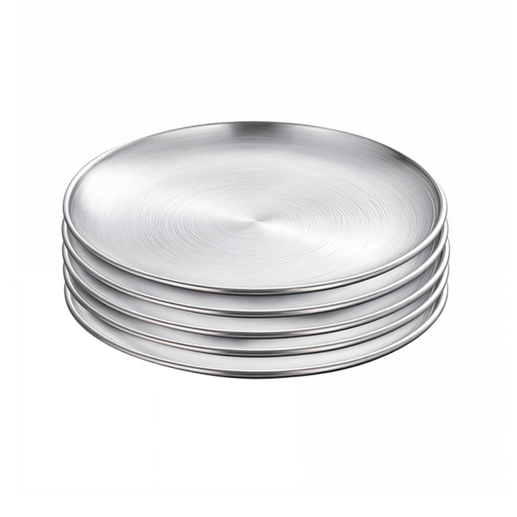 SOGA 30cm Premium Silver Grilling Plate Durable Heat Resistant Perfect for BBQs and Outdoor Cooking Kitchen Essential $ 44.50