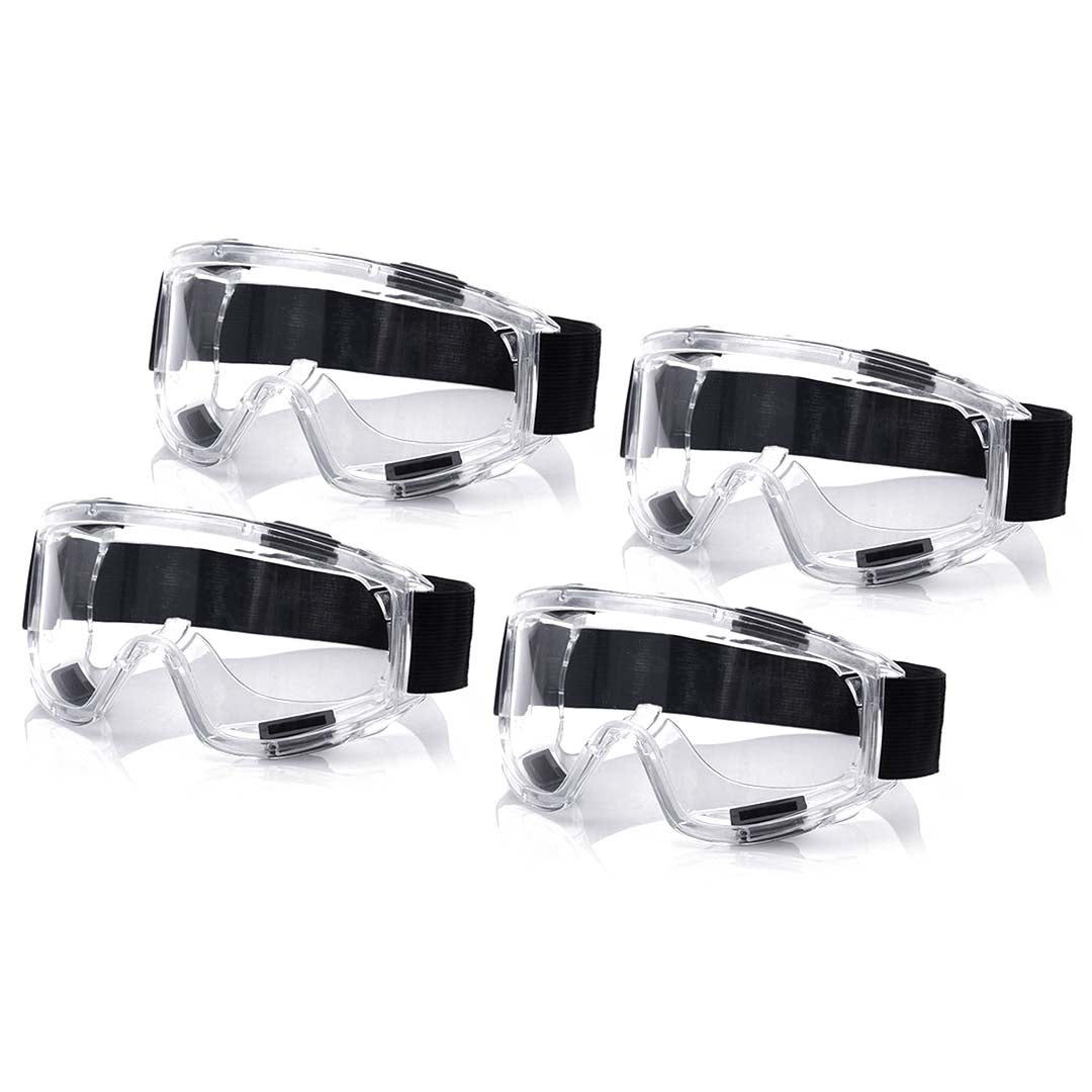 4X Clear Protective Eye Glasses Safety Windproof Lab Goggles Eyewear $ 77.90