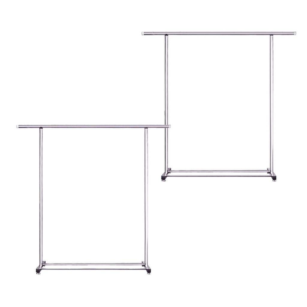 SOGA 2X 125cm Stainless Steel Floor Standing Clothes Rack Durable and Space-Saving Laundry Organizer $ 129.50