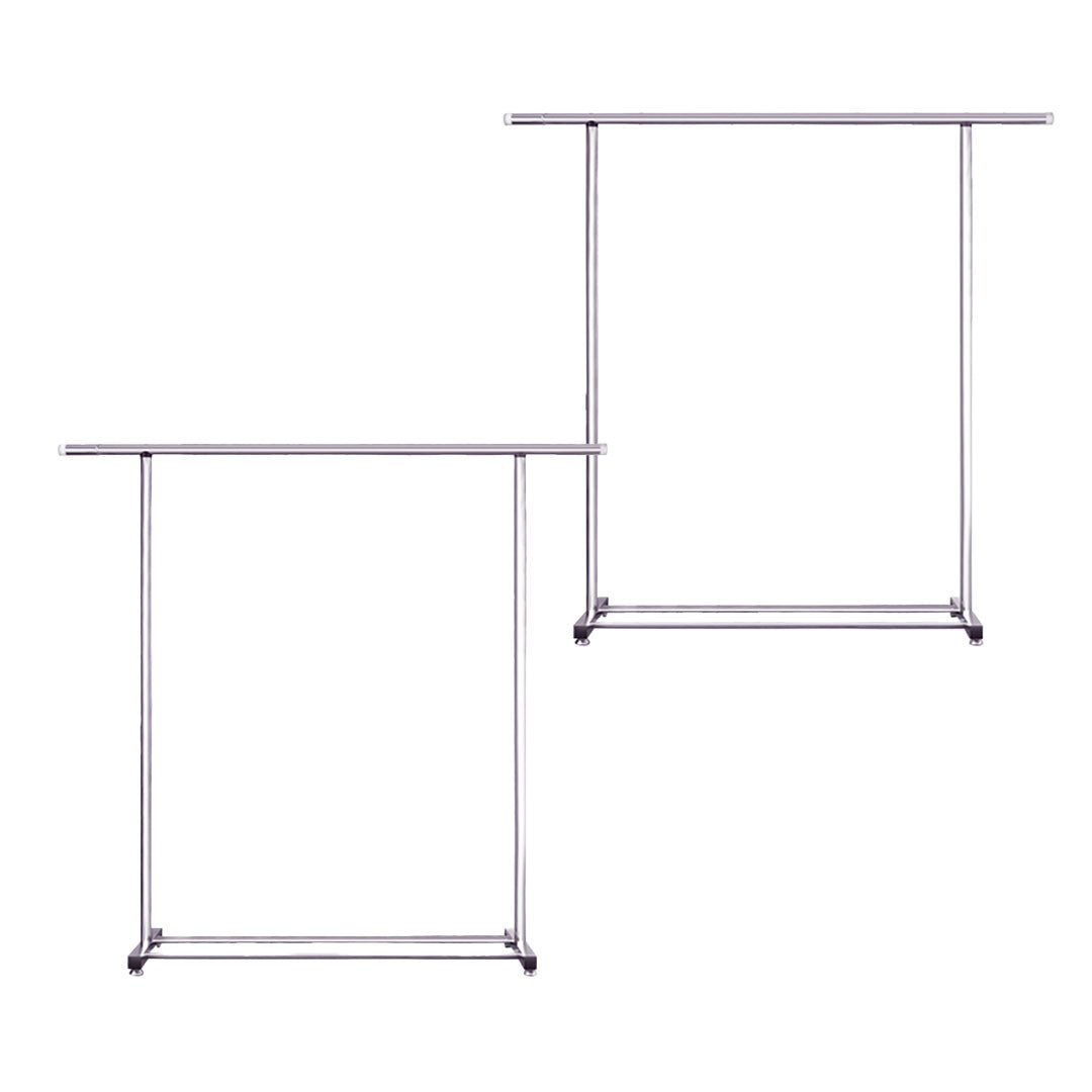 SOGA 2X 125cm Stainless Steel Floor Standing Clothes Rack Durable and Space-Saving Laundry Organizer $ 129.50