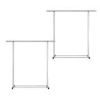 SOGA 2X 125cm Stainless Steel Floor Standing Clothes Rack Durable and Space-Saving Laundry Organizer $ 129.50