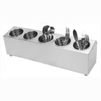 SOGA 18/10 Stainless Steel Commercial Conical Utensils Cutlery Holder with 5 Holes $ 111.50