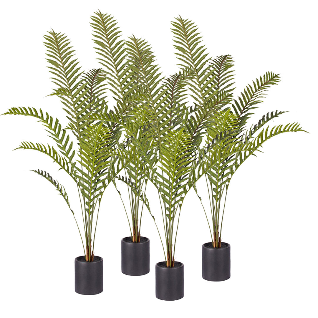 SOGA 4X 160cm Green Artificial Indoor Rogue Areca Palm Tree Fake Tropical Plant Home Office Decor $ 591.50