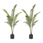 SOGA 2X 150cm Artificial Green Rogue Hares Foot Fern Tree Fake Tropical Indoor Plant Home Office Decor $ 237.50