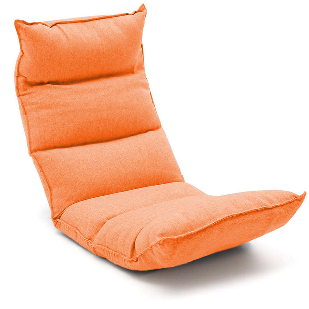 SOGA Foldable Tatami Floor Sofa Bed Meditation Lounge Chair Recliner Lazy Couch Orange $ 159.90