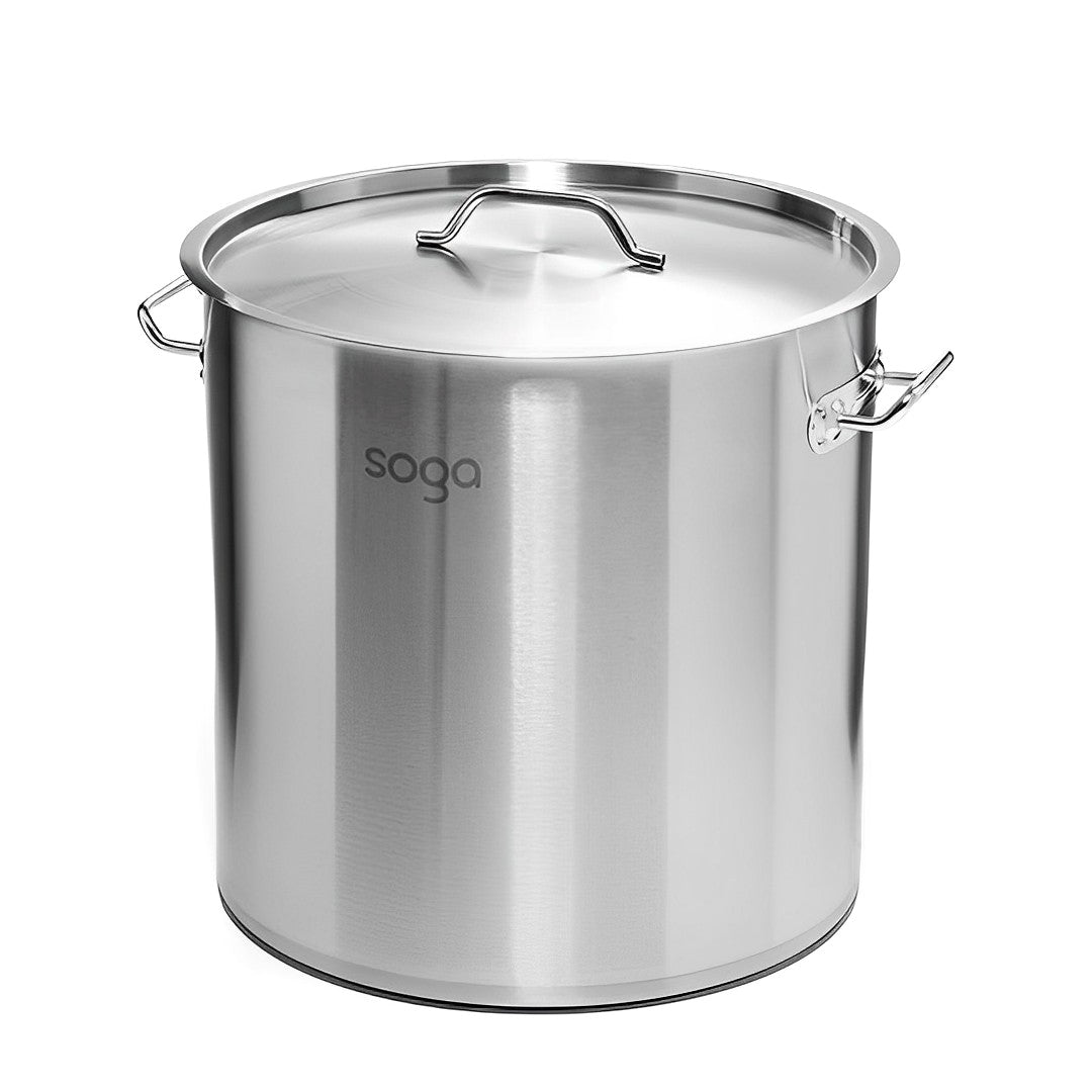 SOGA Stock Pot 50Lt Top Grade Thick Stainless Steel Stockpot 40CM 18/10 $ 217.90