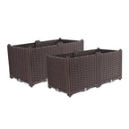 SOGA 2X 80cm Raised Planter Box Vegetable Herb Flower Outdoor Plastic Plants Garden Bed Deepen $ 172.90