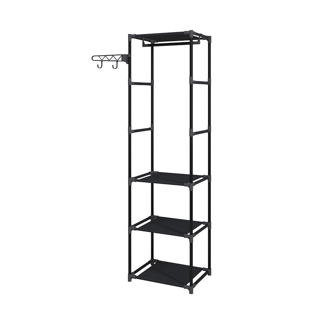 SOGA 45x35cm Hanging Clothes Rack Storage w/ 3 Layer Organizer Adjustable Shelves, Sturdy, Space-Saving $ 53.50