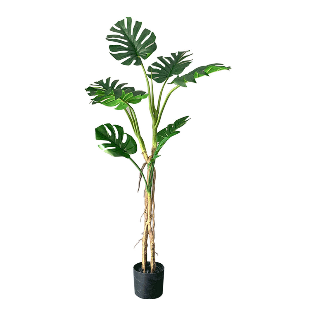 SOGA 160cm Tropical Monstera Palm Artificial Plant Tree, Real Touch Technology, with UV Protection $ 111.50
