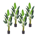 SOGA 4X 220cm Artificial Giant Green Birds of Paradise Tree Fake Tropical Indoor Plant Home Office Decor $ 1013.50