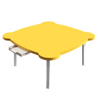 SOGA Yellow Minimalist Cat Ear Portable Floor Table Small Space-Saving Mini Desk Home Decor $ 66.90