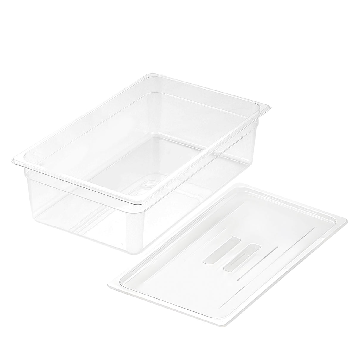 SOGA 150mm Clear Gastronorm GN Pan 1/1 Food Tray Storage with Lid