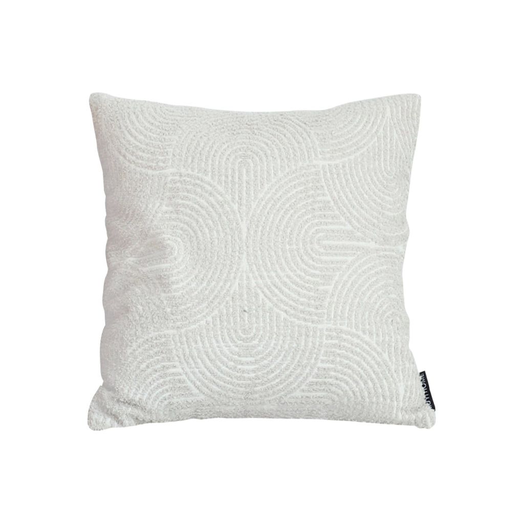 SOGA 50cm Throw Pillow Off White Lumbar Embroidered Decorative Cover Stitch for Home Decor $ 66.90