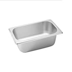 SOGA Gastronorm GN Pan Full Size 1/3 GN Pan 10cm Deep Stainless Steel Tray $ 29.90
