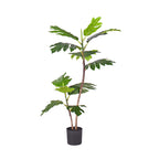 SOGA 90cm 2-Trunk Artificial Natural Green Split-Leaf Philodendron Tree Fake Tropical Indoor Plant Home Office Decor $ 88.90