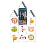 SOGA 10 Cubes DIY Animal Design Portable Wardrobe Divide-Grid Modular Storage Organiser Foldable Closet $ 132.50