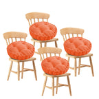 SOGA 4X Orange Round Cushion Soft Leaning Plush Backrest Throw Seat Pillow Home Office Decor $ 84.50
