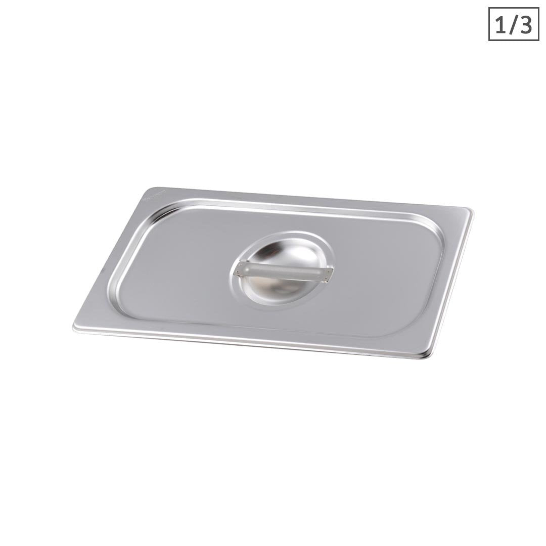 SOGA Gastronorm GN Pan Lid Full Size 1/3 Stainless Steel Tray Top Cover $ 33.50