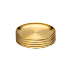 SOGA 14cm Premium Gold Grilling Plate Durable Heat Resistant Perfect for BBQs and Outdoor Cooking Kitchen Essential $ 35.50