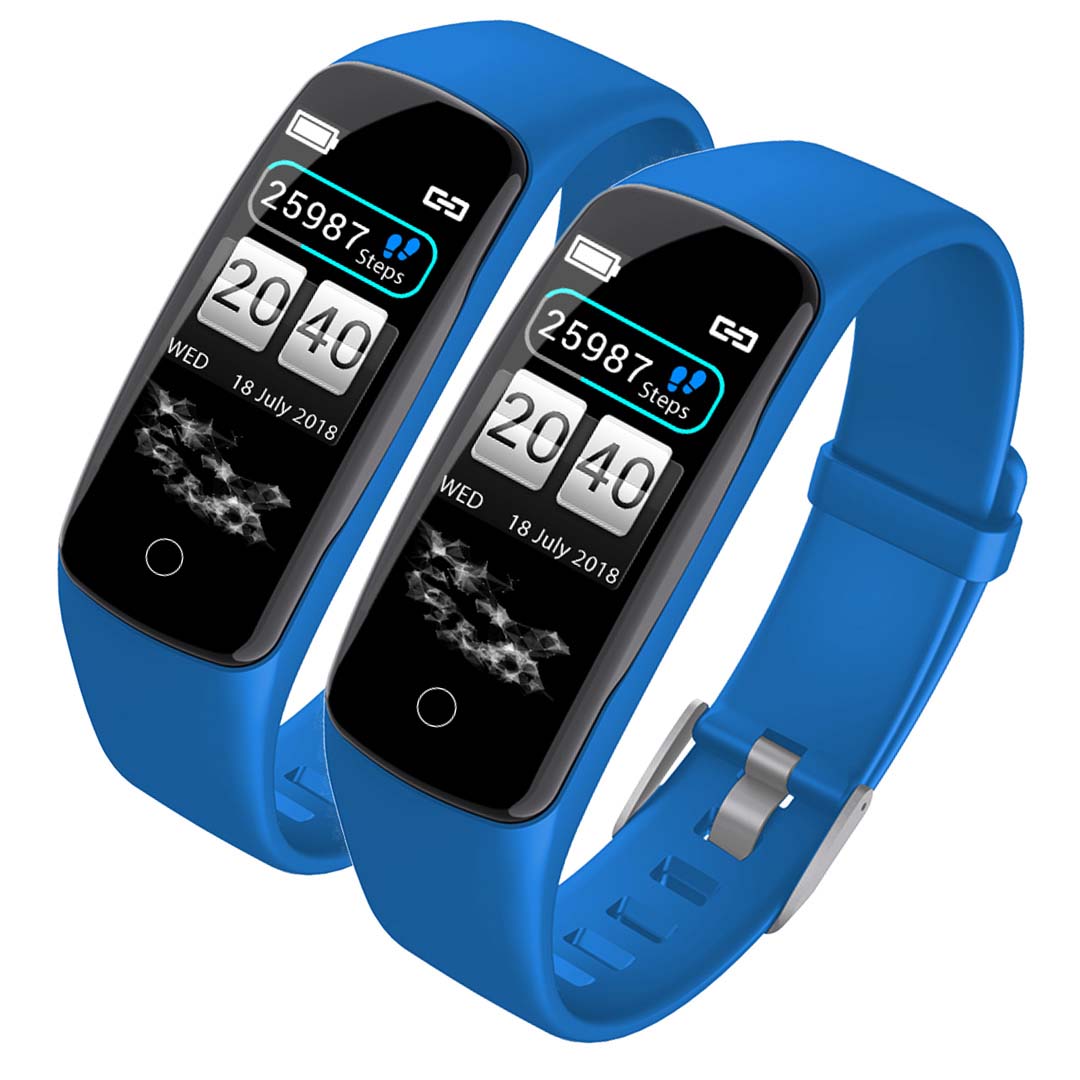 SOGA 2x Sport Monitor Wrist Touch Fitness Tracker Smart Watch Blue $ 132.50