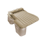 SOGA Beige Stripe Inflatable Car Mattress Portable Camping Rest Air Bed Travel Compact Sleeping Kit Essentials $ 72.50