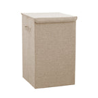 SOGA Beige Medium Collapsible Laundry Hamper Storage Box Foldable Canvas Basket Home Organiser Decor $ 44.50