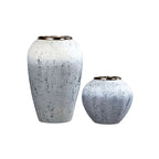 SOGA Home & Living Bundle – White & Grey Ceramic Flower Vases for Elegant Living Room Decor $ 161